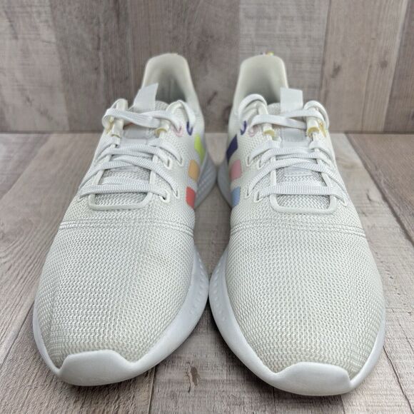 Adidas Women's Size 8 Puremotion Pride Running Shoes Sneakers White GY6797 - Picture 3 of 13